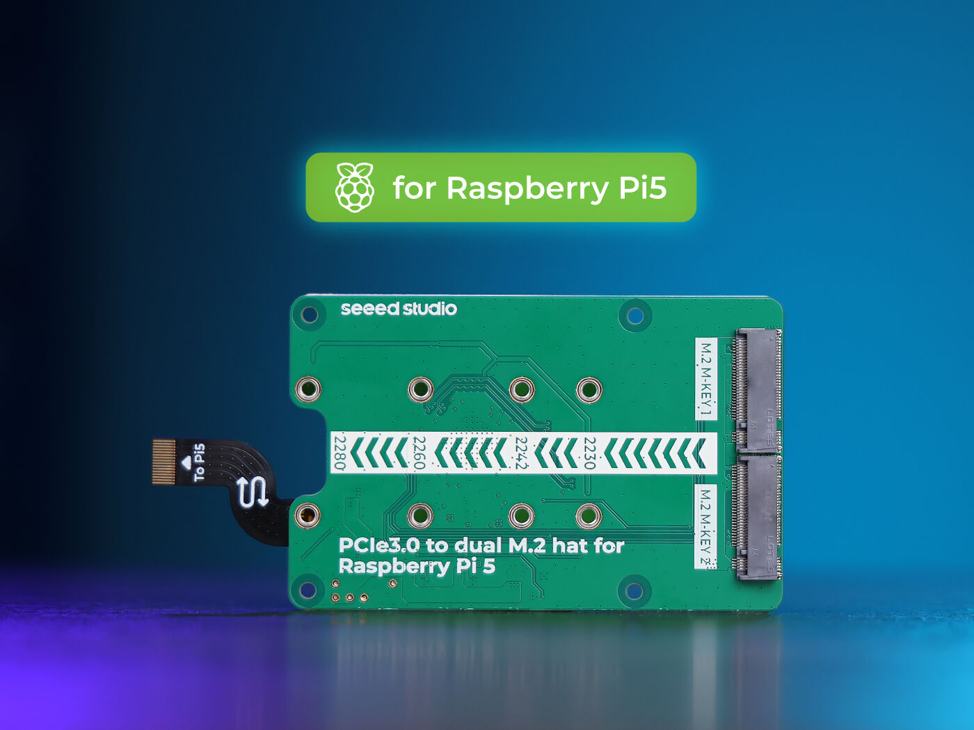 Turing Pi 2 - Переключатель PCIe3.0 с двойной шляпой M.2