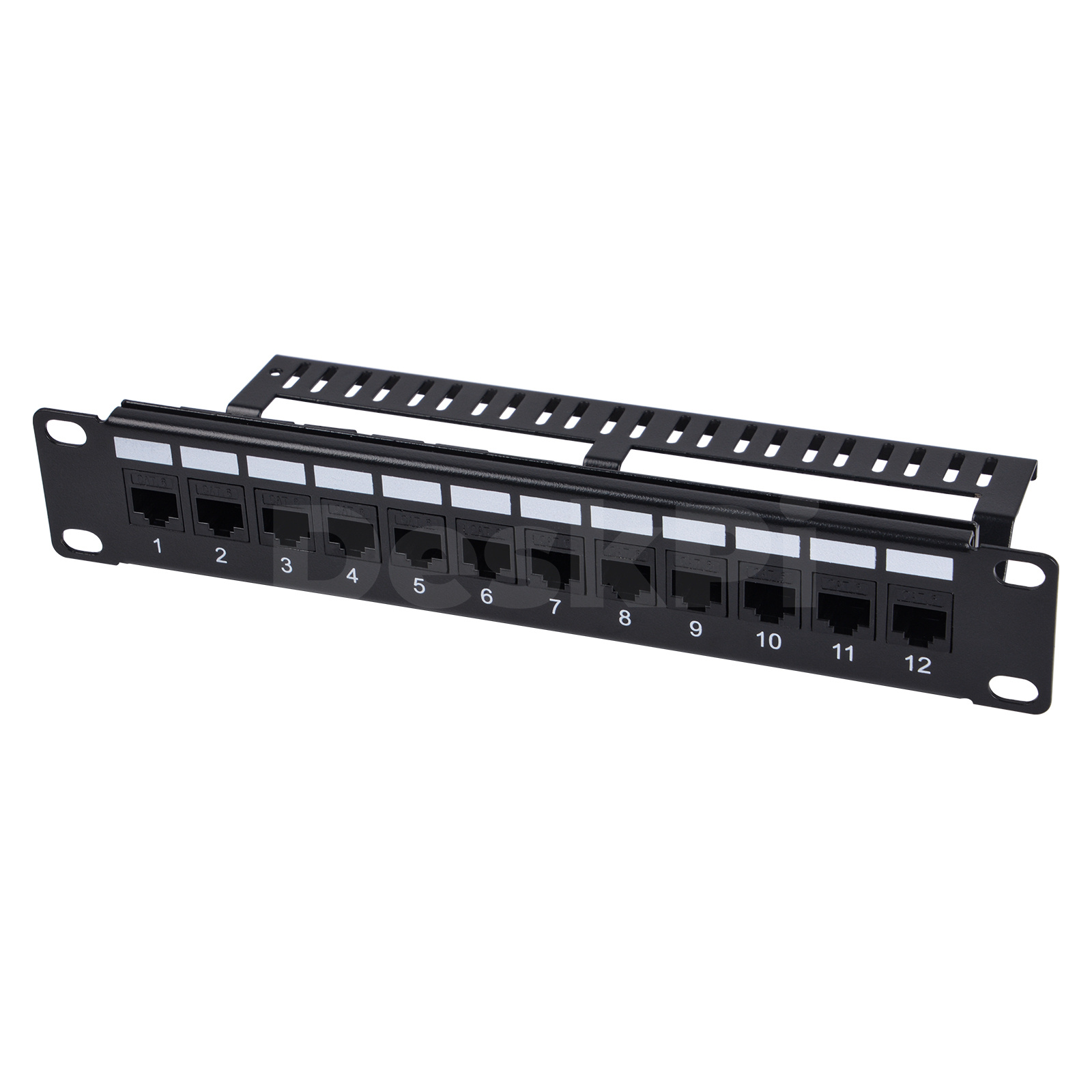 Deskpi Super6C - DeskPi Rackmate 12-портовая патч-панель CAT6 Keystone,