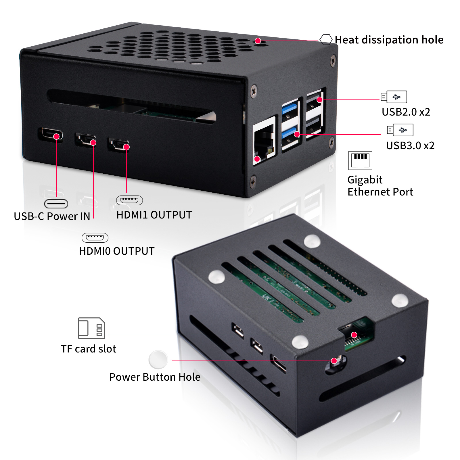 Металлический корпус 52Pi Rasp – обзор и цена Turing Pi 2