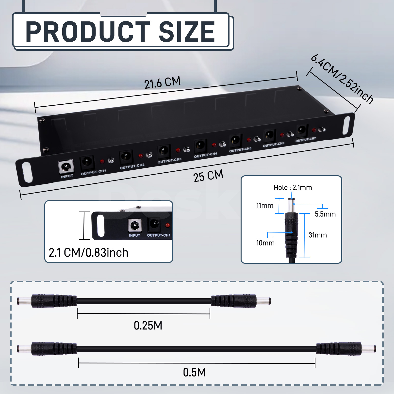 DeskPi DC PDU Lite 7-канальный – обзор и цена Deskpi Super6C